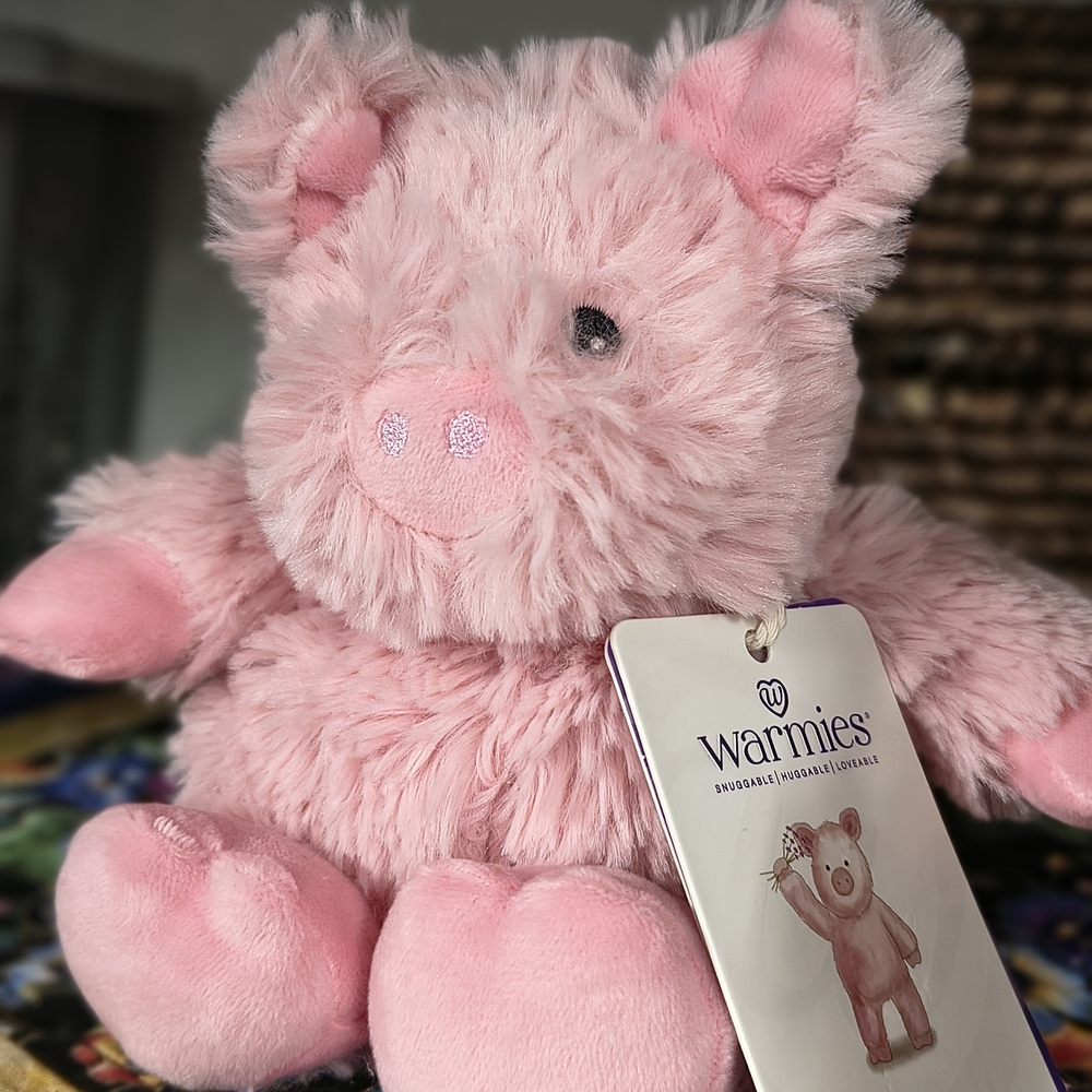 Warmies Pink Plush Bath Buddy. So Cute 🥰